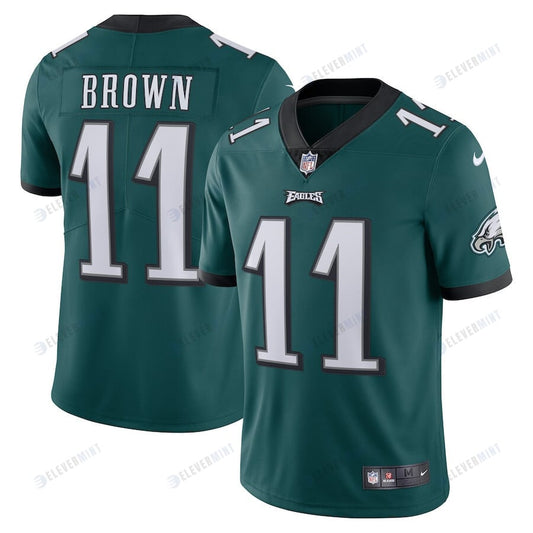 A.J. Brown 11 Philadelphia Eagles Men's Vapor Limited Jersey - Midnight Green