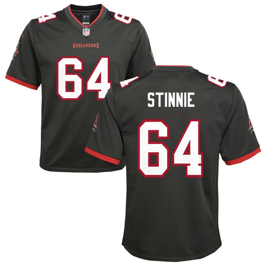 Aaron Stinnie Tampa Bay Buccaneers Nike Youth Alternate Game Jersey - Pewter