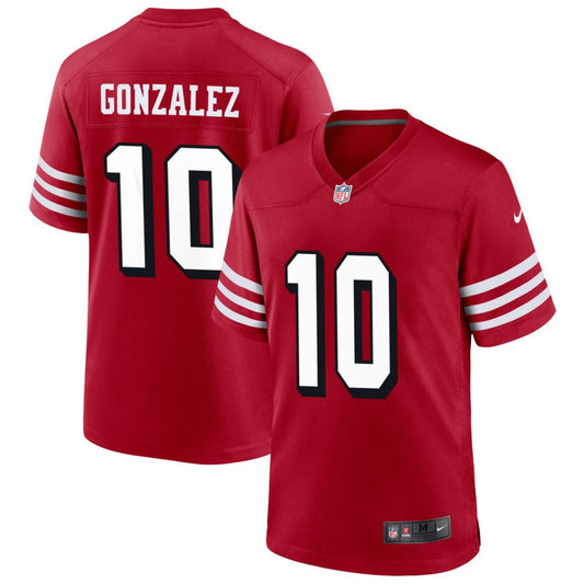 Zane Gonzalez San Francisco 49ers Nike Alternate Game Jersey - Scarlet