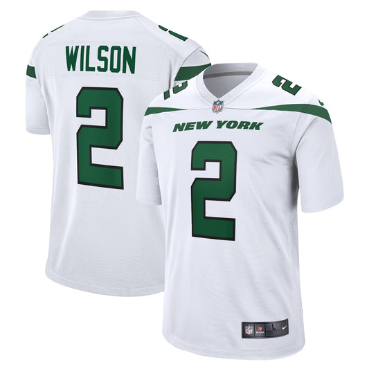 Zach Wilson New York Jets Nike White Game Jersey - White