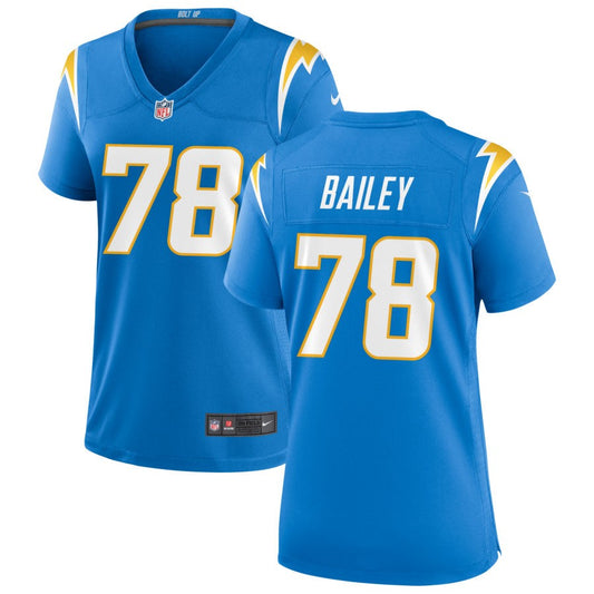 Zack Bailey Los Angeles Chargers Nike Women's Game Jersey - Powder Blue