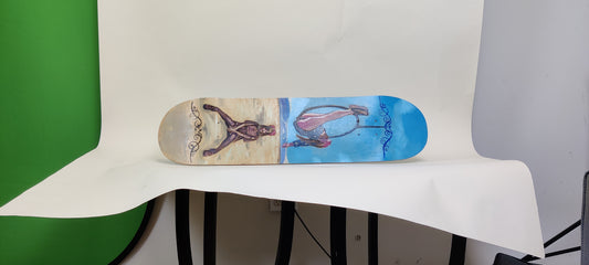 Sean Mills X TRADEMARKED Hand Painted Custom Skateboard Deck #1
