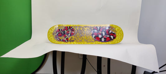 Sean Mills X TRADEMARKED Hand Painted Custom Skateboard Deck #3